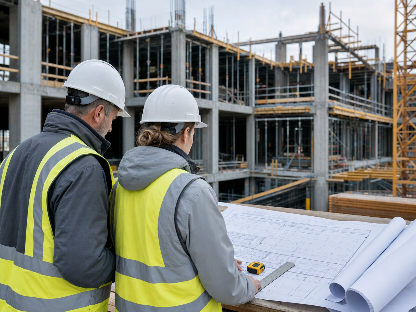 Materiały budowlane przygotowane do realizacji inwestycji