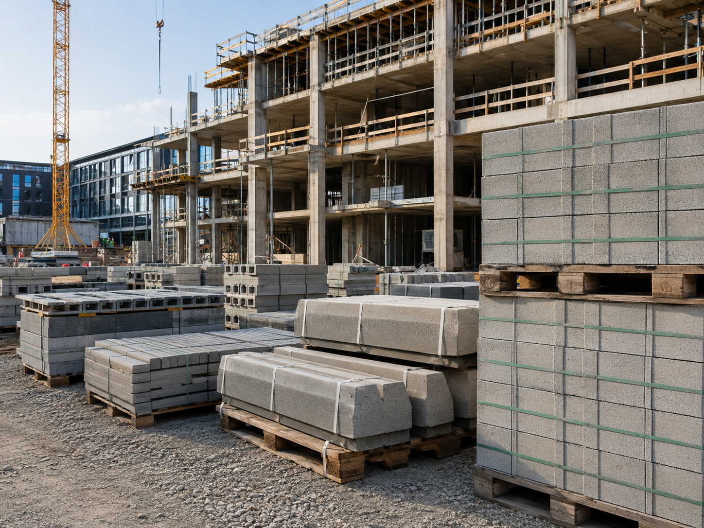 Specjaliści analizujący dokumentację projektową na placu budowy